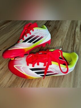 Adidas-F50 League Firm/Multi Ground Soccer Cleats for Kids